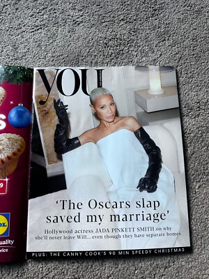 UK Mail On Sunday You Magazine 10th December 2023 10/12/23 Jada Pinkett Smith
