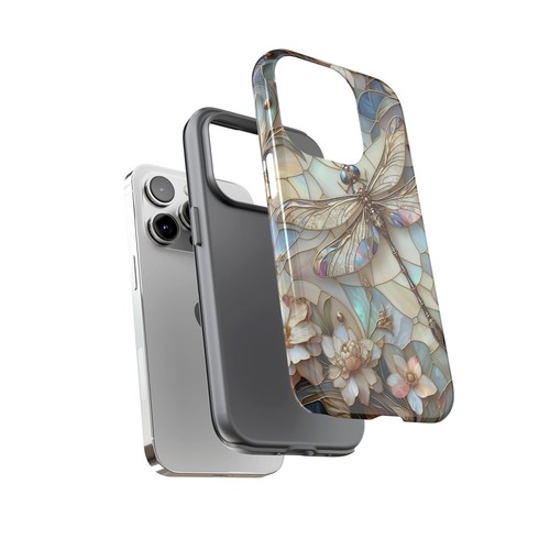 Luna Dragonfly Phone Case, Mother of Pearl Effect Phone Cover | X96 - 第 68/266 張圖片