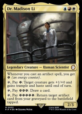 *MtG: 2x DR. MADISON LI - Commander Fallout Mythic - magicman-europe*