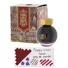 Ferris Wheel Press Bottled Ink for Fountain Pens in Song of Scarlet - 20mL NEW