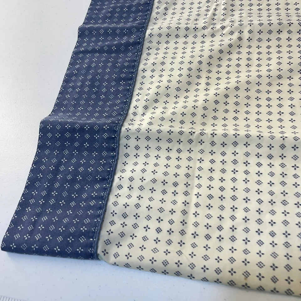 Funda de Almohada Martha Stewart Estándar Azul Flores Mezcla Algodón Rectángulo Moderna Foto 3 de 4