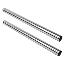 Pair 2.5" Inch Stainless Steel Straight Exhaust Pipe Tube Piping Tubing  (4FT)