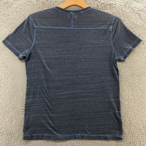 Rock & Republic Pullover Tee Tshirt Mens M Blue Cotton Blend Casual Short Sleeve - Picture 10 of 20