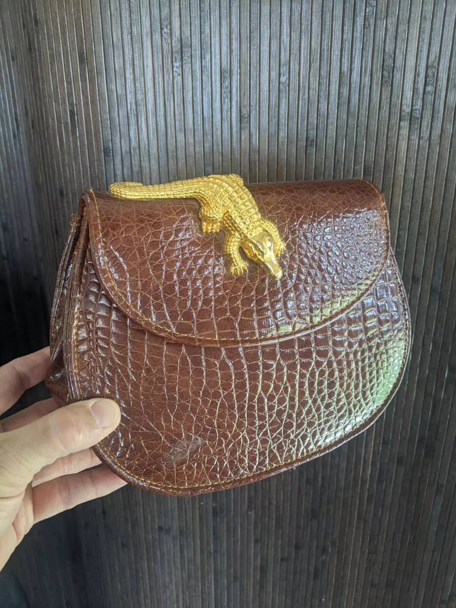 Vintage hot sale alligator handbag