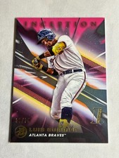 2023 Bowman Inception Fuchsia Foil Luis Guanipa 1st Initiation RC /75 #41 Braves