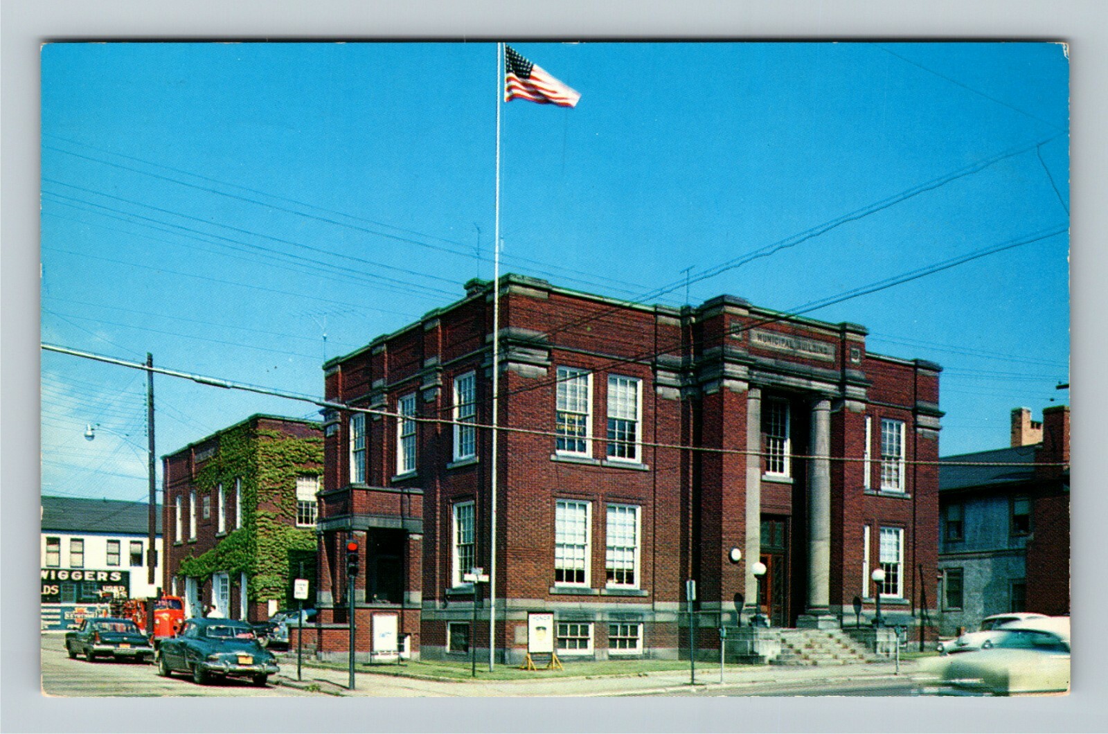 Corry PAPennsylvania, Municipal Building, Fire Station, Vintage