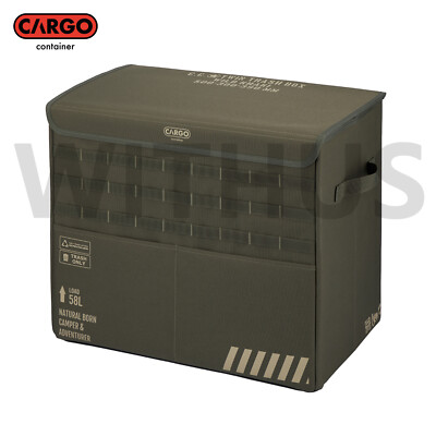 cargo-container twin trash box ブラック CARGO CONTAINER Twin Trash Box 58L Camping Travel Foldable +