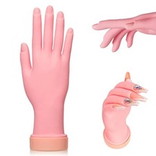 Mano de pr&aacute;ctica de u&ntilde;as blandas para u&ntilde;as acr&iacute;licas Mano de maniqu&iacute;