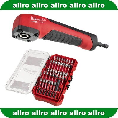 MILWAUKEE Winkelschraubvorsatz 4932471274 + Bit-Satz 38 teilig -NEU-
