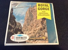 SAWYER'S Viewmaster A 323 ROYAL GORGE CENTRAL COLORADO Packet Only