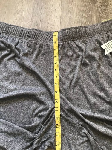 Nwt Hombre Tek Gear Drytek Pantalones cortos atléticos grandes y altos Jvln Gray Tamaño 3XB - Imagen 6 de 9