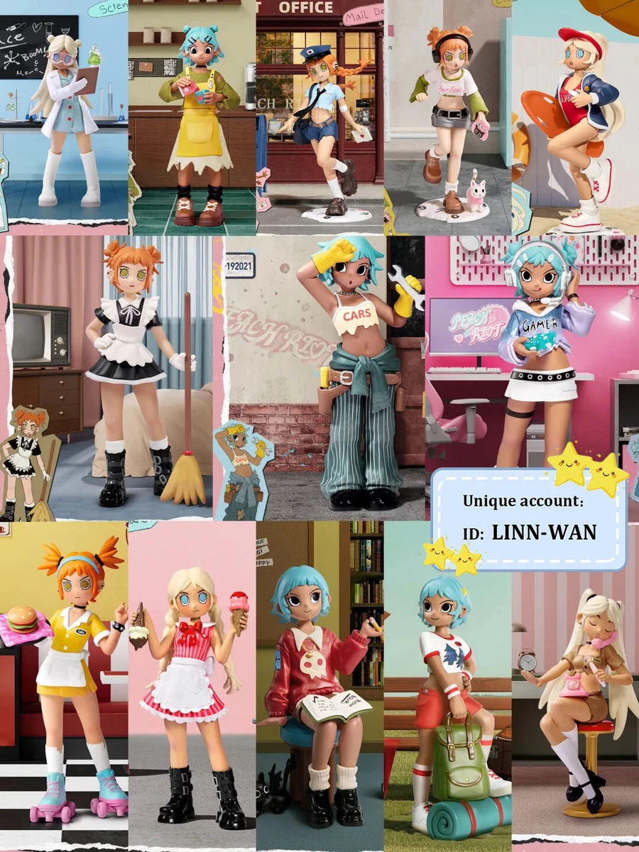 Genuine Peach Riot Rush Hour Series Blind Box Figure Toy