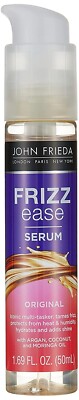 John Frieda Frizz-Ease ORIGINAL Serum with ARGAN COCONUT MORINGA OIL 1.69 oz NEW