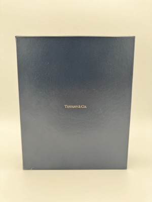 Tiffany & Co Sybil Crystal Champagne Wedding Flutes Glasses Pair/2 Signature Box