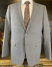 Theory 42R XYLO NP Godsford Extra Slim Gray Stretch Wool 2Btn Blazer Jacket