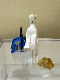 LEGO minifigure White Horse with Lion Knight Barding 13744pb02 castle 70404