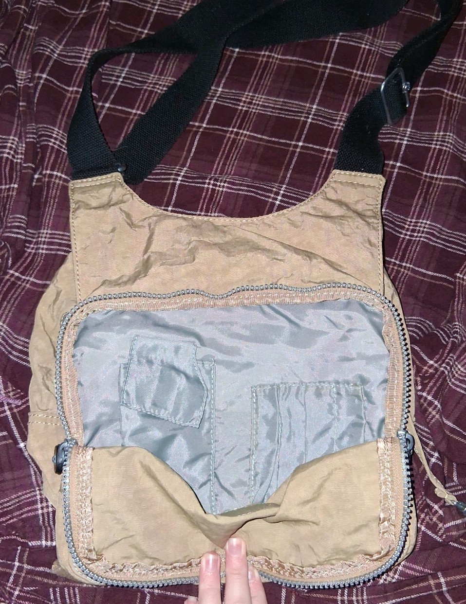 Brown Kipling Bag Adjustable Strap Crossbody Bag … - image 7