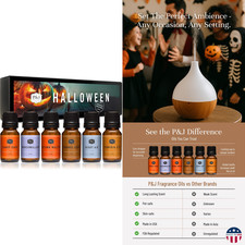 P&J Fragrance Oil Halloween Set | Autumn Wreath, Pumpkin Pie, Candy Corn