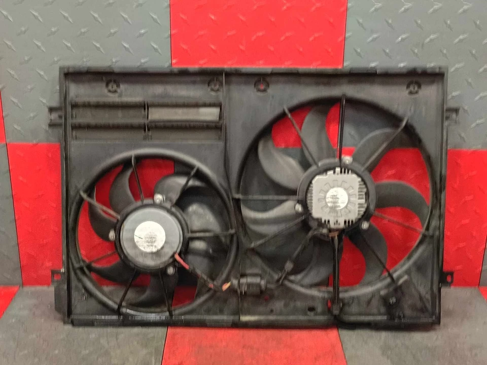 Conjunto de ventilador de refrigeración del motor eléctrico Volkswagen EOS 2007-2016 probado #1K0121207BC Foto 3 de 4