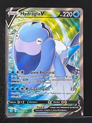 Pokemon Karte Hydragla V 176/203 EB 07 Himmlische Evolution FRA