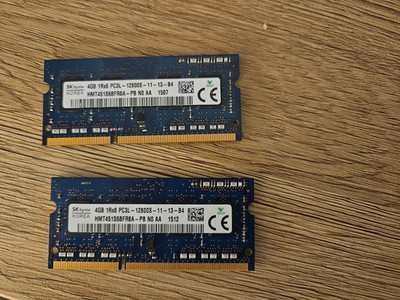 Arbeitsspeicher/RAM - 4 GB 1Rx8 PC3L-12800S DDR3 SO-DIMM SK hynix HMT451S6BFR8A