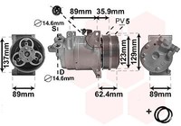 VAN Wezel Kompressor, Klimaanlage U.A. FüR Ford, Volvo