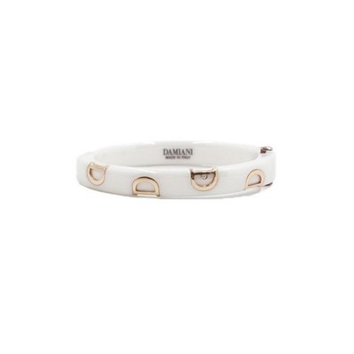 Damiani 18K Roségold D-Icon Weiß Keramik Diamant Damenarmband 20068293 152317026
