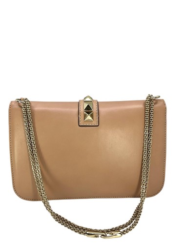 VALENTINO Leder Rockstud Glam Lock Flap Bag - Bild 7 von 11