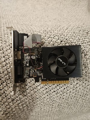 PNY NVIDIA GeForce GT 710 2GB DDR3 Graphics Card (VCGGT7102XPB-BB)
