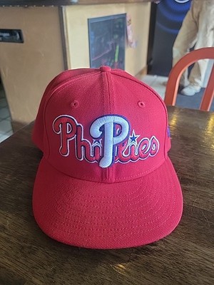 New Era Philadelphia Phillies 59fifty Fitted Hat 7 1/4'' Embossed P Ball Cap N