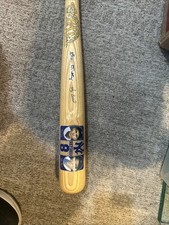 BILL DICKEY & YOGI BERRA NEW YORK YANKEES RETIRED # COOPERSTOWN AUTOGRAPHED  BAT