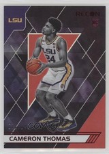 2021-22 Panini Chronicles Draft Picks Recon Red 72/149 Cameron Thomas #135 0nr3