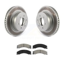 Transit Auto KGS-101801 Brake Disc and Pad Kit Front for Nissan TITAN XD 16-23