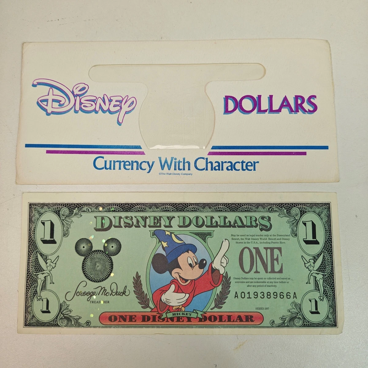 Disney Dollars (1968-Now) for sale | eBay