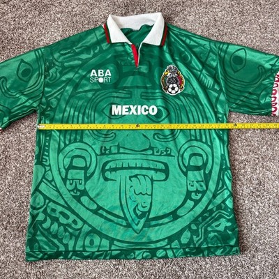 Vintage 90s Mexico La Seleccion National Team Futbol Soccer Jersey