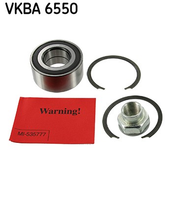 Front axle SKF VKBA 6550 wheel bearing set for Opel, Vauxhall