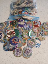 Vintage Pogs Milk Caps Lot 245 Pcs. Collectible 90s Era ALL Foil And Prism Pogs