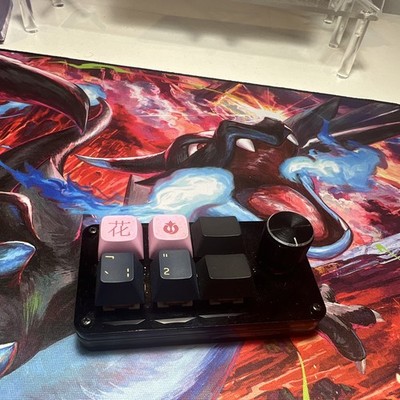 Mechanical Programmable 6-Key Macro Keypad with Rotary Knob