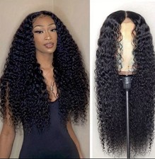 24in Human Hair Lace Front Wig, 4x4 Lace HD Transparent Wigs, 180 Density,