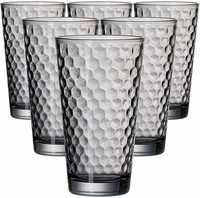 6 TrinkgläSer Ritzenhoff & Breker Wasserglas LongdrinkgläSer-Set Favo Grau Glas