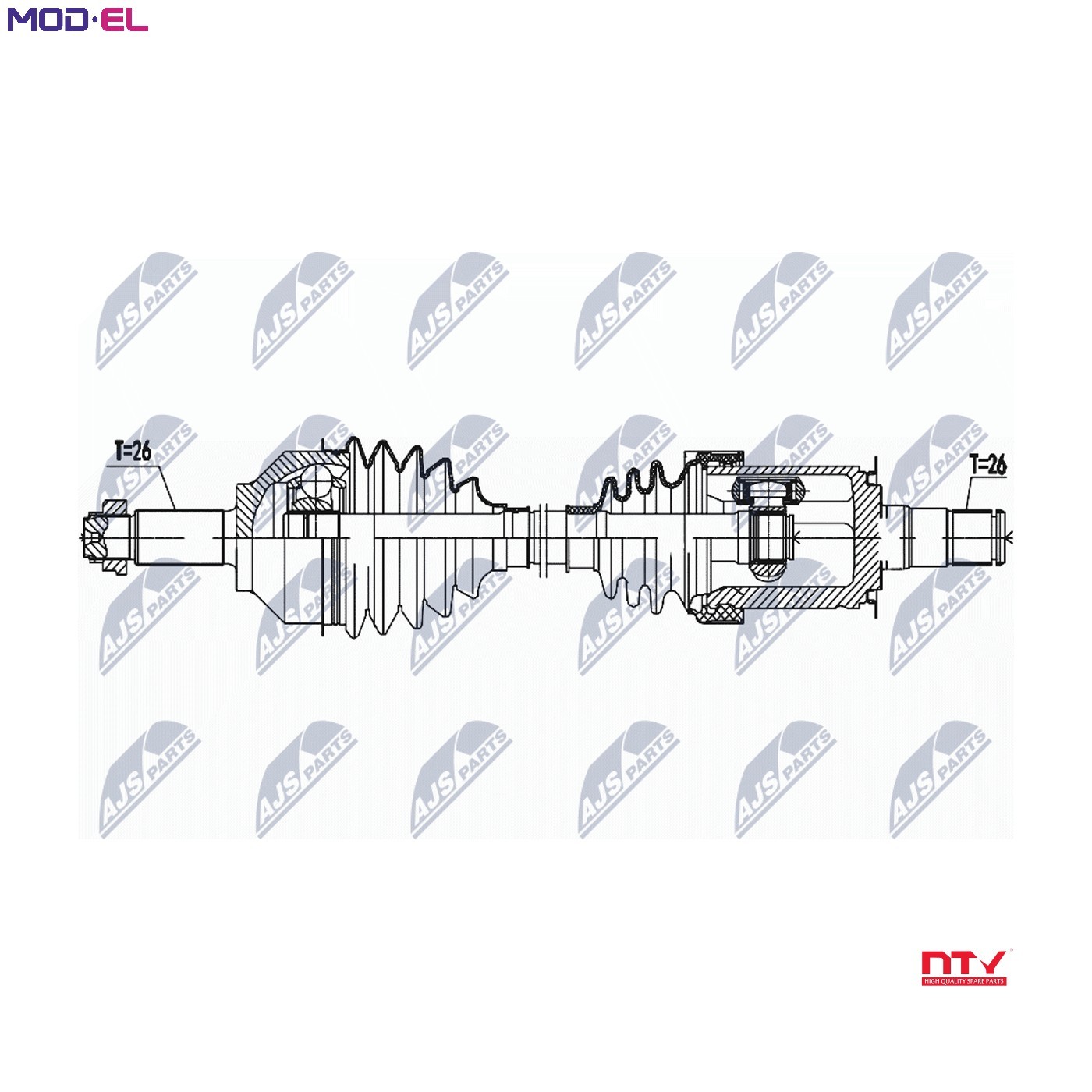N.T.Y. NPW-BM-161.NTY Drive Shaft for MINI - Image 5