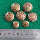 WW1 New Zealand Forces Button Badge 16mm & 25mm x 7