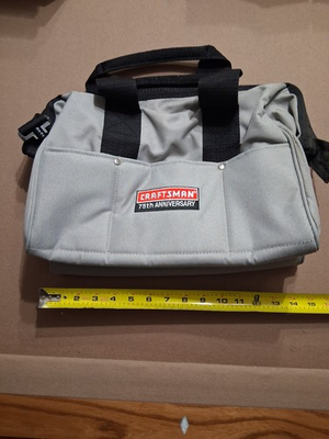#ad #ad Craftsman 75th Anniversary Tool Bag Canvas Equipment $17.50