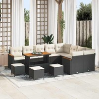Zeitloses GartenmöBel-Set | 9-Sitzer | Gartenlounge | TerrassenmöBel | M. Kissen
