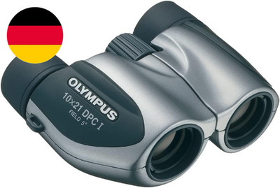 Olympus 10X21 DPC-I Fernglas Silber Mit Tasche, 118706