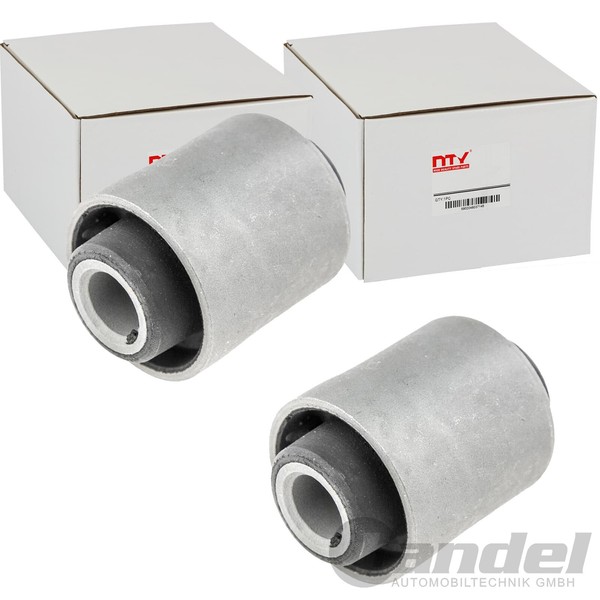 2X NTY Querlenkerlager Buchse AußEn Hinten Hinter DER Achse Hinten Innen Unten-image
