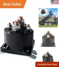 100 AMP 12V Intermittent Duty Solenoid for Dump Trailers - 4 Terminal Design