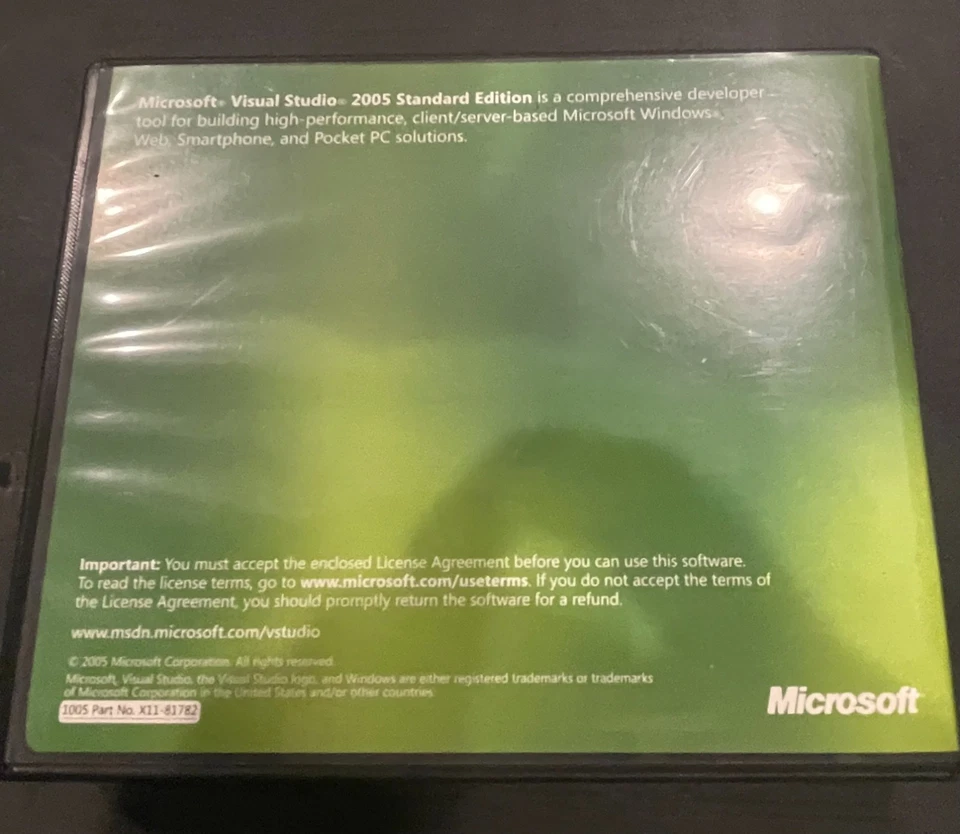 Microsoft Visual Studio Standard Edition 2005 Retail Box with Product Key - Image 2 of 4