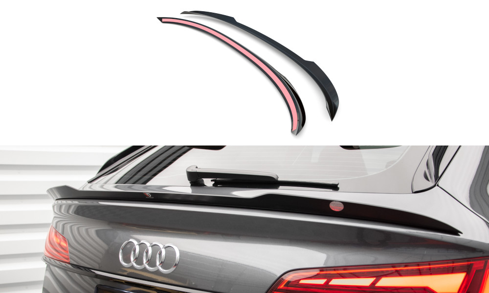 Spoiler Cap Audi SQ5 Mk2 Facelift en finition premium Noir Brillant