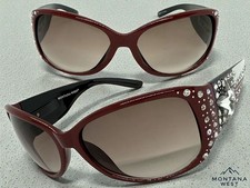 Women's Classy Elegant Western Cowgirl Montana West Bling SUNGLASSES Texas Flag
